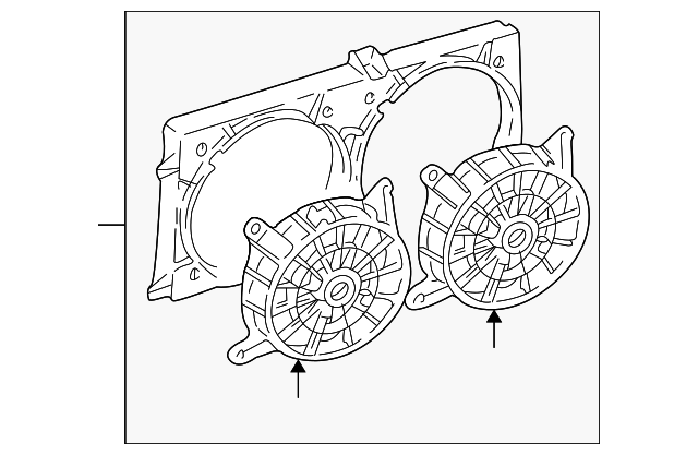 Shroud Kit, Eng Elec Cool Fan - GM (88957397)
