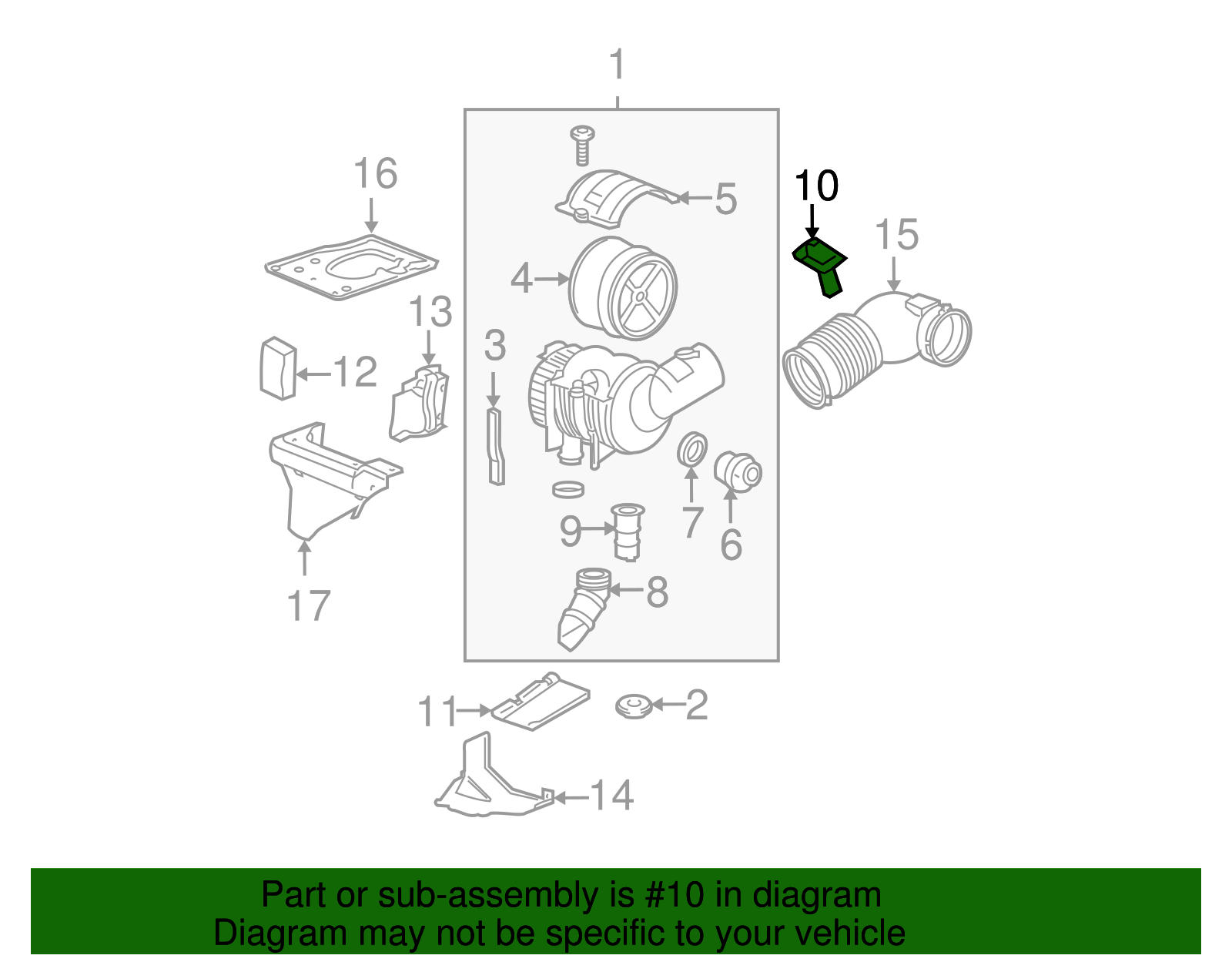 Mass Airflow Sensor - GM (97209545)