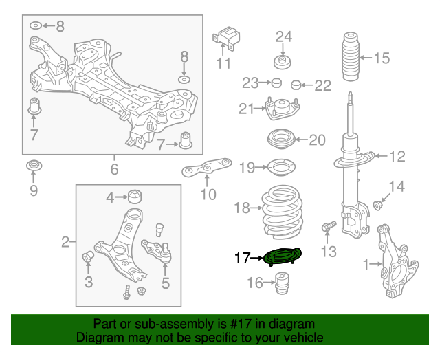 Genuine Hyundai 54633-2W000 Spring Pad