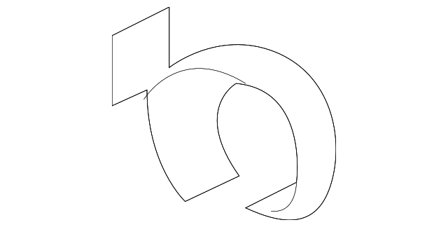 Upper Hose Rear Bracket - Volkswagen (N-105-390-01)