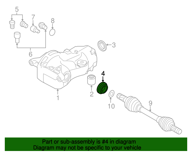 31325268 Axle Seal 20132020 Volvo Volvo OEM Parts Direct