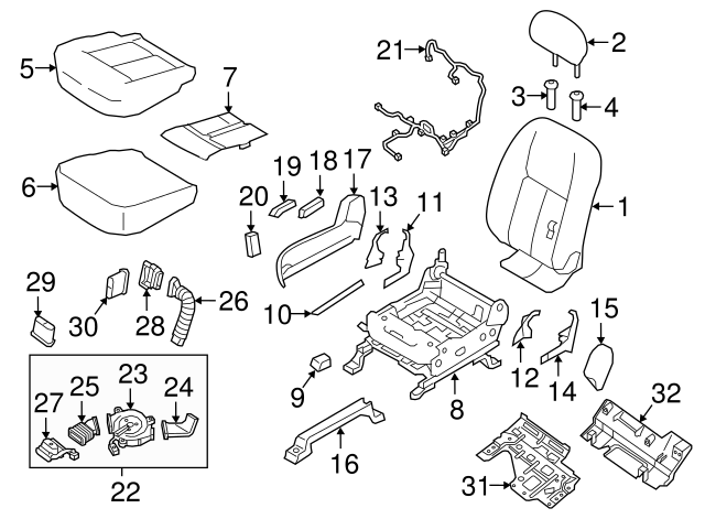 ZHANGHANG Front Right Power Seat Switch 87016-1AA0A Fit for Nissan Murano Pathfinder 2009-2013 ZH ZHANGHANG Front Right Power Seat Switch 87016-1AA0A Fit for Nissan Murano Pathfinder 2009-2013 ZH