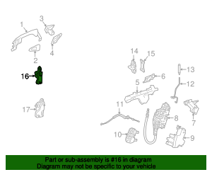 176-730-05-37 - Upper Hinge - 2014-2020 Mercedes-Benz | BuyMercedesPartsNow