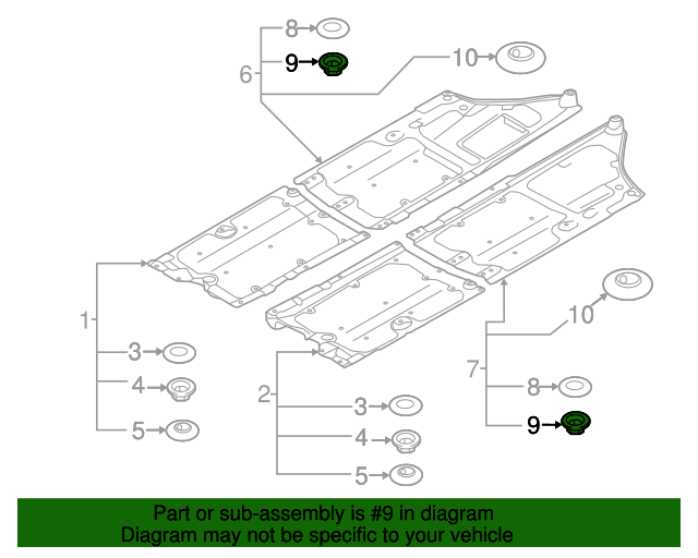 20152021 Kia Under Cover Clip 84219C1000 Kia Parts Store Kia