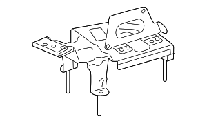 166-320-01-43 - Compressor Bracket 2012-2019 Mercedes-Benz | Mercedes ...