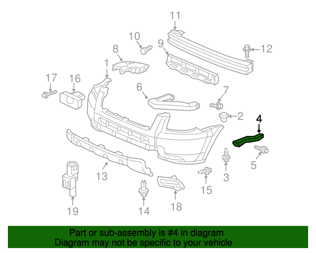 20062008 Honda Pilot Stiffener 71196S9VA10 OEM Parts Online