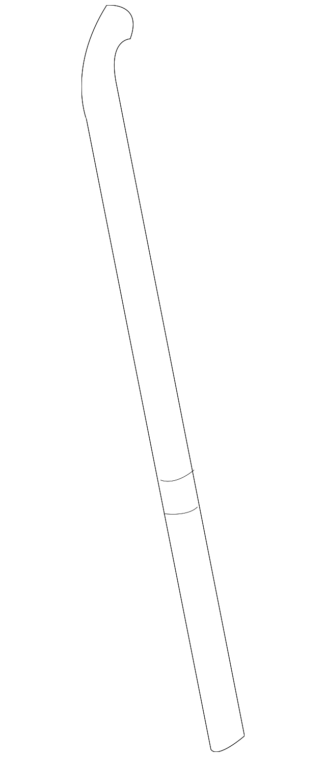 Ebony Rear Seat Pull Strap (25797888)