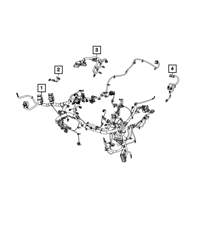 2023 Ram 1500 Classic Knock, Oil Pressure, & Temperature Sensor Wiring