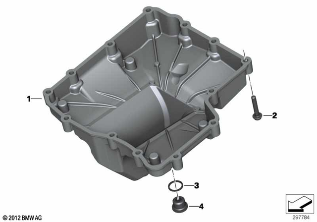 11137713112 - Oil Pan 2009-2021 BMW-Motorrad | BMW Motorrad USA 
