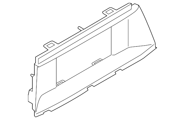 2015-2016 BMW Display Unit Cover 65-50-9-301-373 | Online BMW Shop