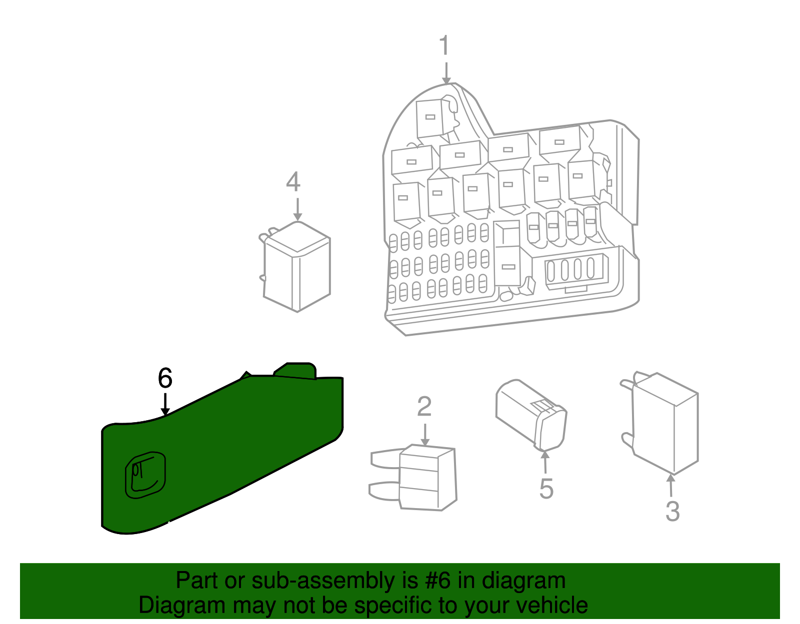 Cover, Acsry Wrg J/Black - GM (92207878)