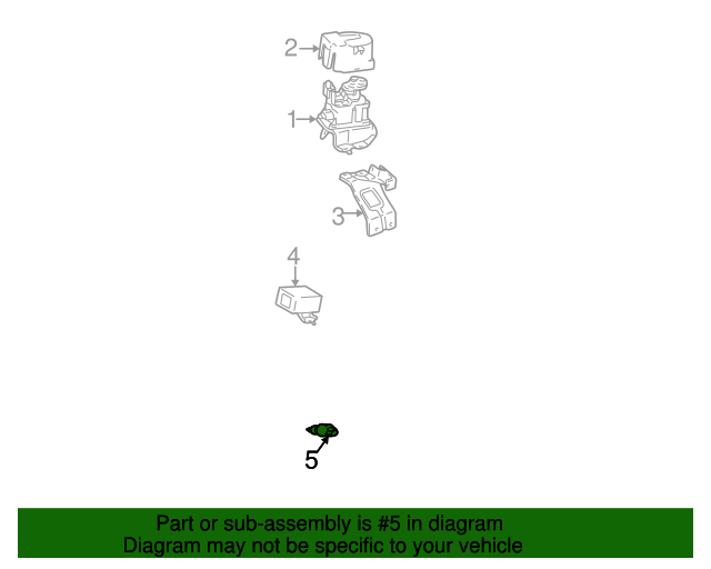 20032008 Pontiac Vibe Brake Light Switch 88969671