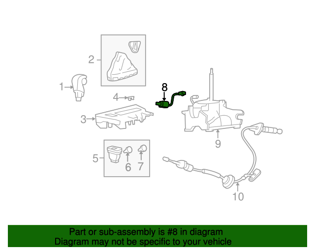 Genuine OEM Acura Solenoid Assembly (C) Part 28500RT4003 Acura