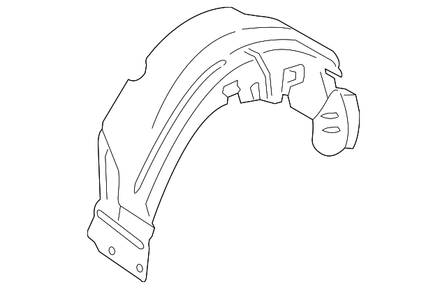 Wheelhouse Liner - Ford (GD9Z-54278B51-B)