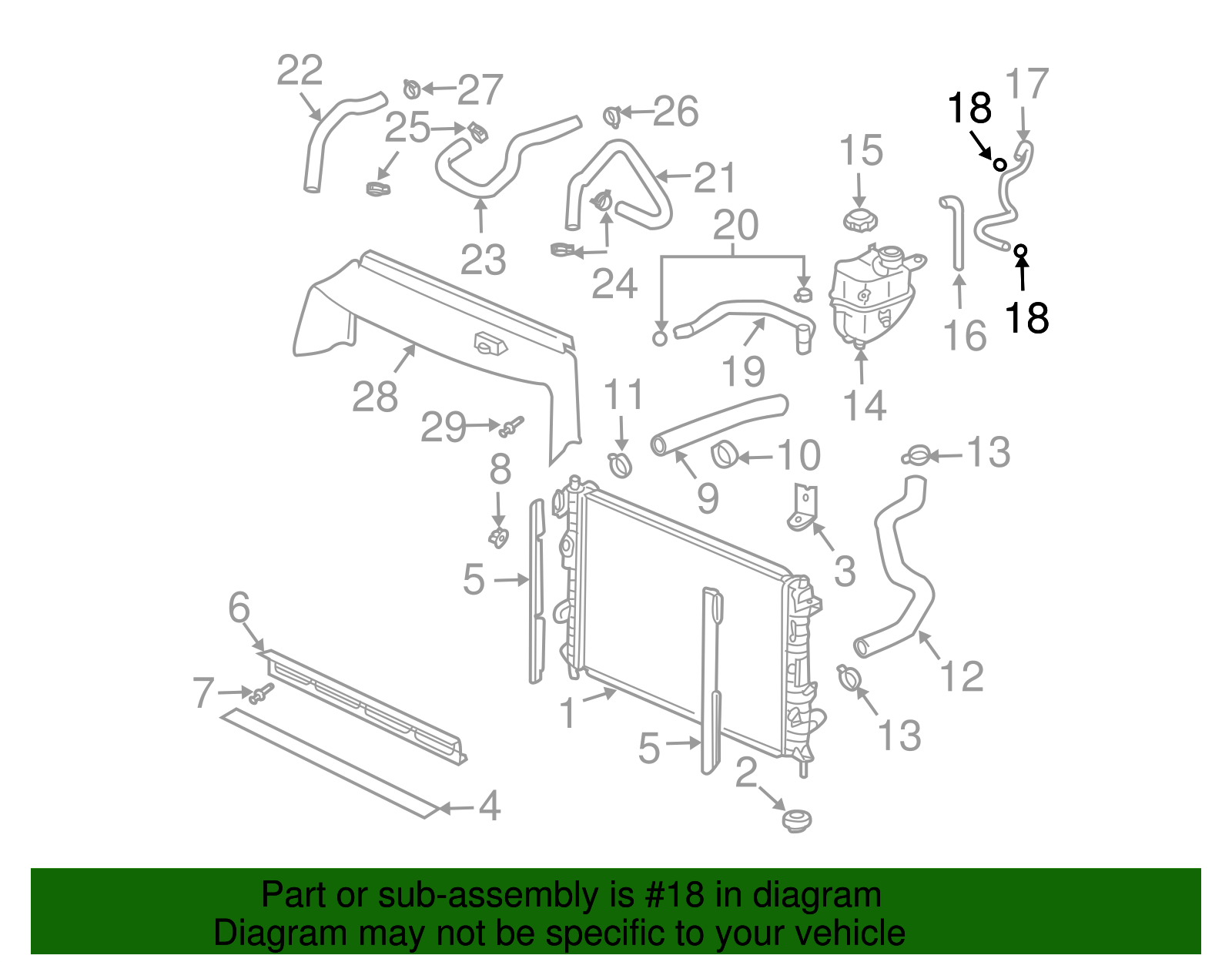 Multi-Purpose Hose Clamp - GM (11516263)