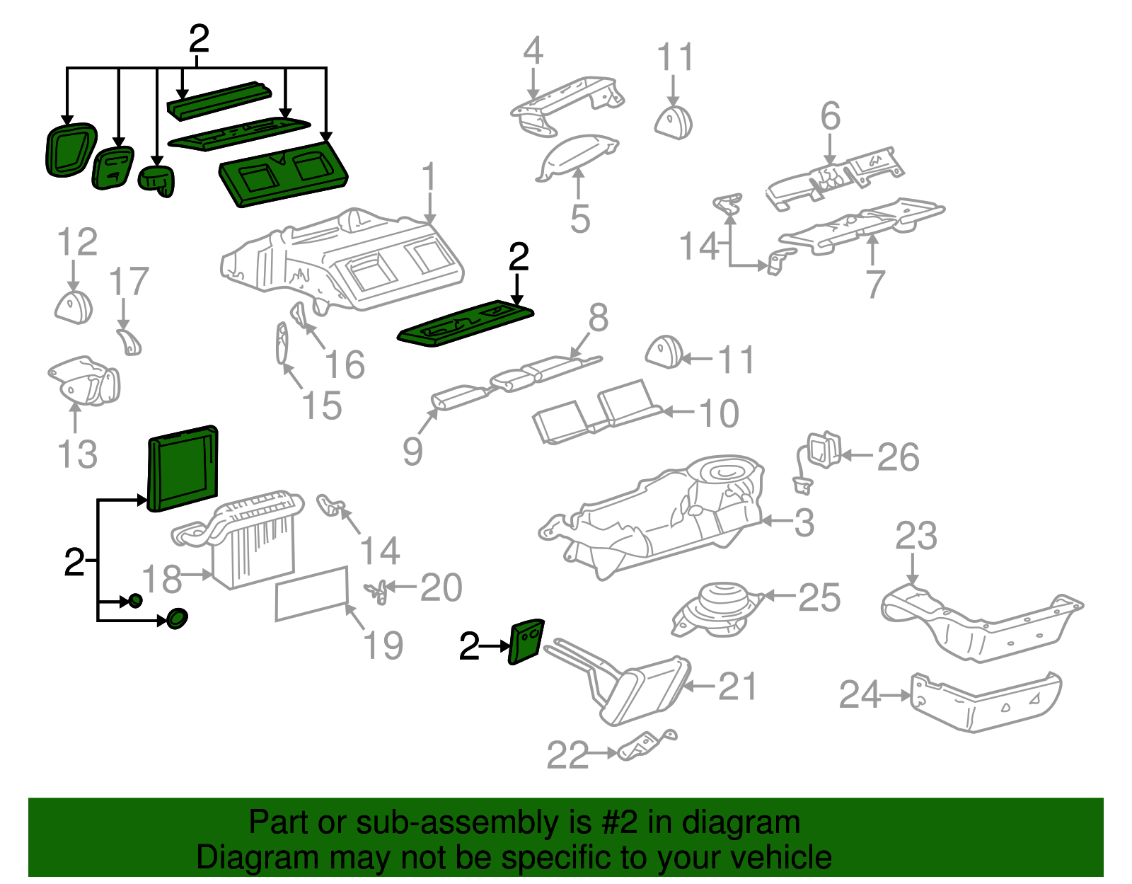 Upper Case Seal Kit - GM (89018764)