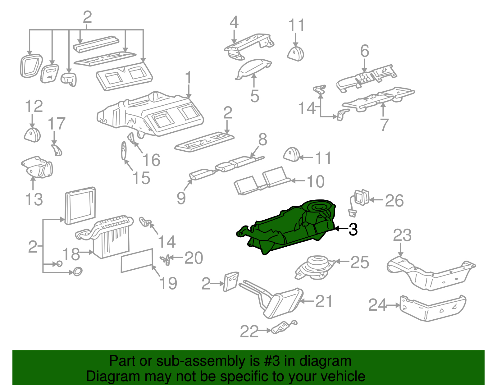 Case Assembly - GM (52495942)