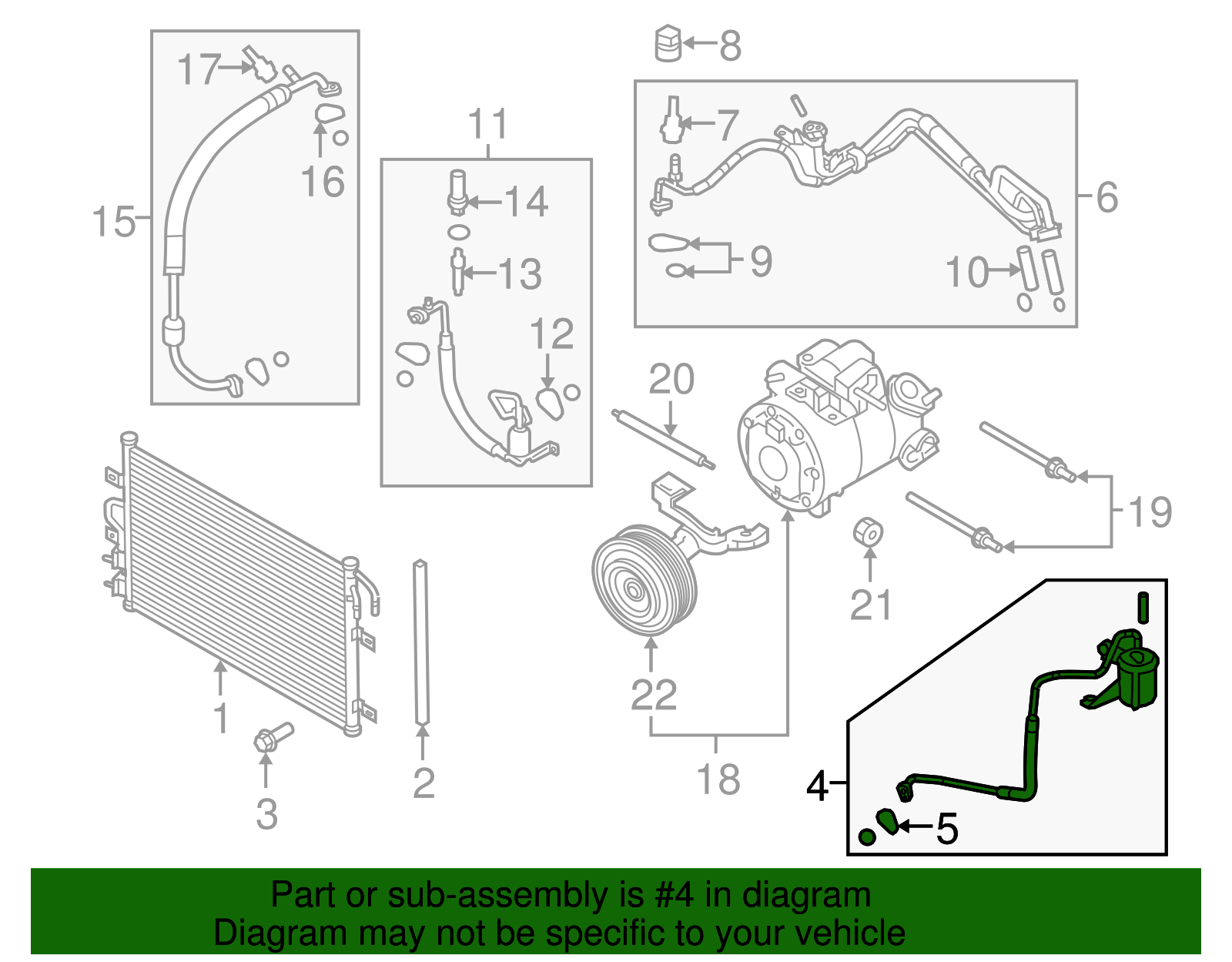 Motorcraft™ A/C Receiver Drier - Ford (YL-207)