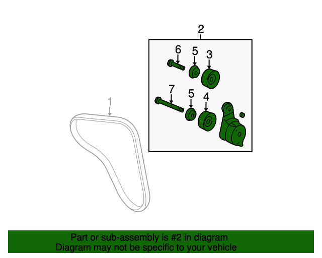 31170RCAA04 Tensioner 20072013 Acura Acura Express Parts