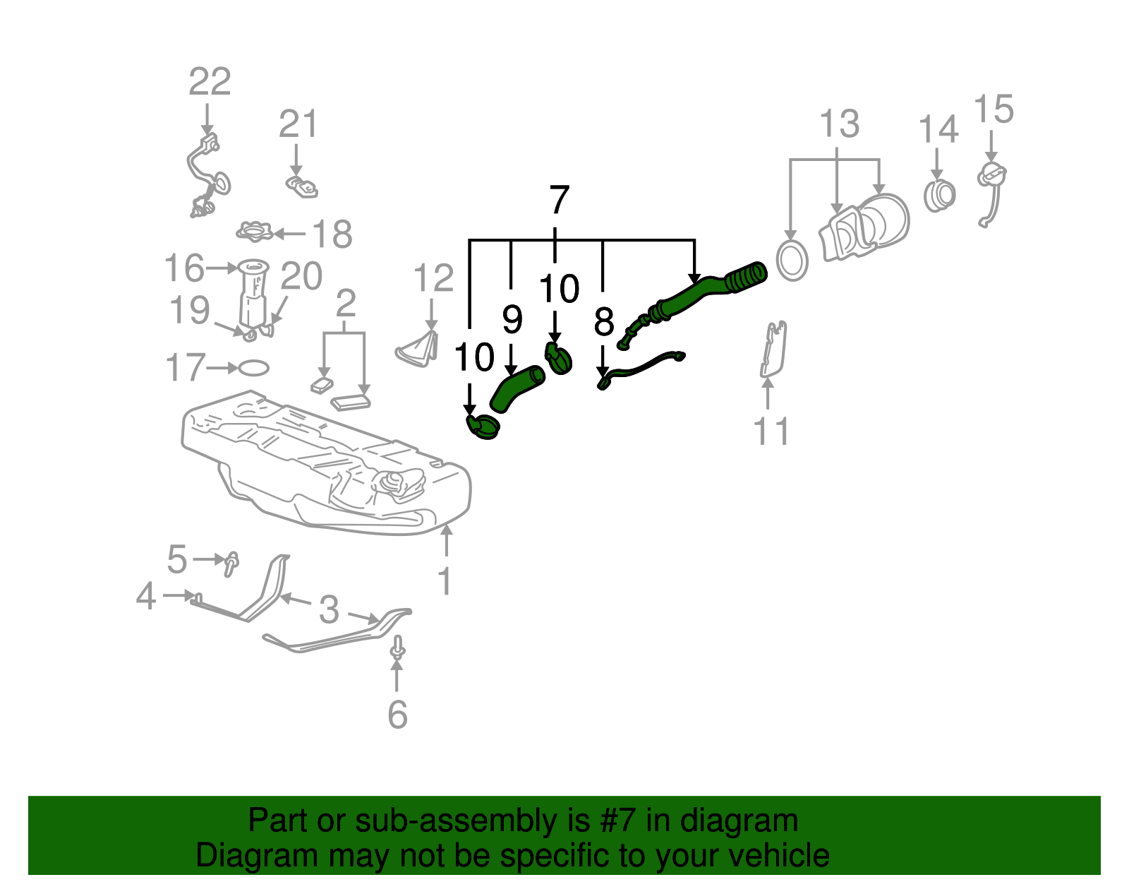 Filler Pipe - Buick (25727011)