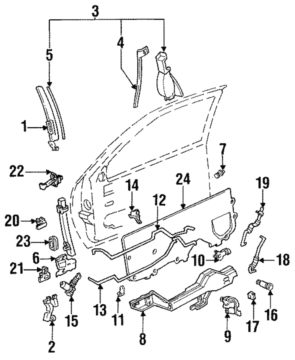 Cylinder & Keys - GM (12457621)