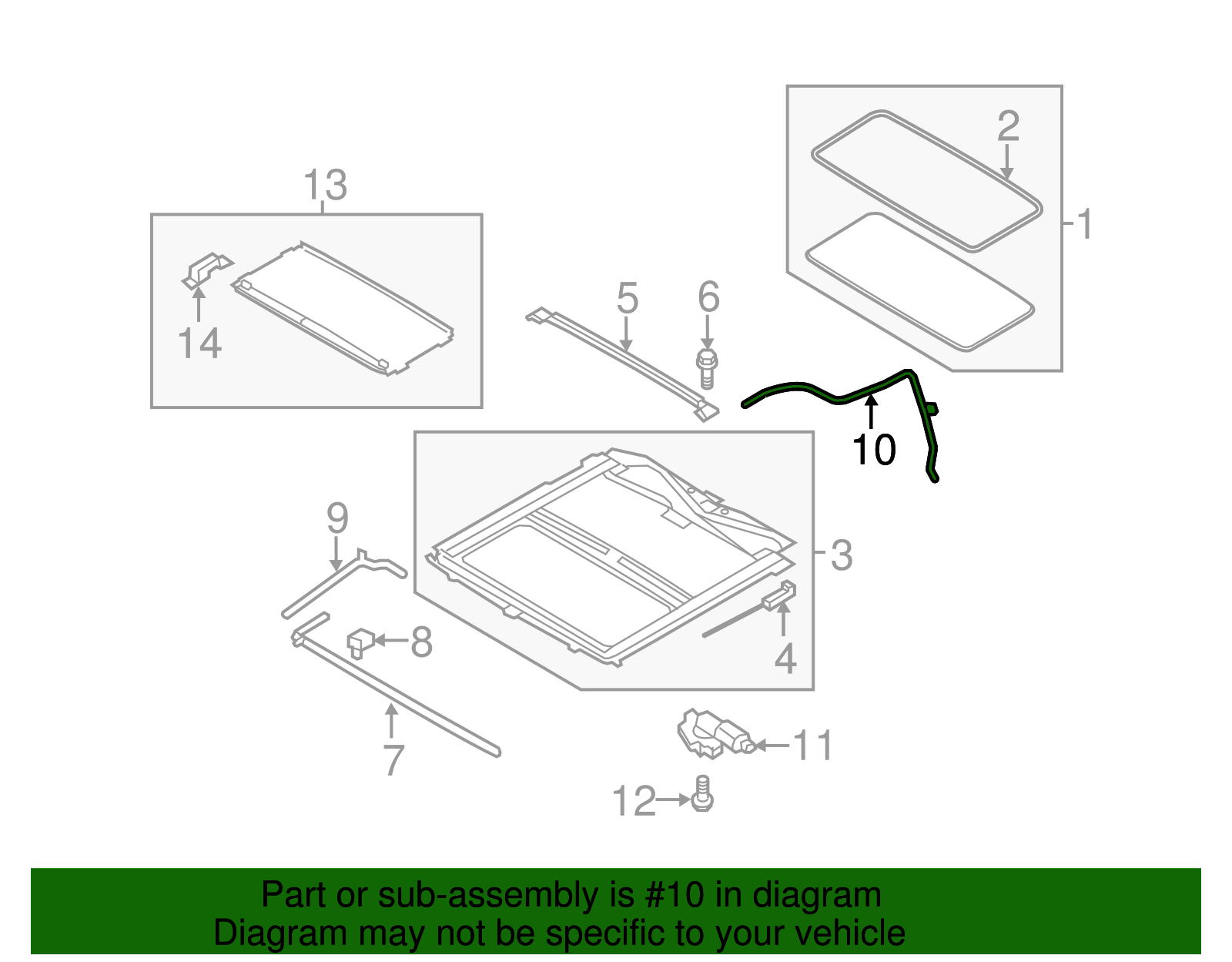 Drain Hose - Ford (BC3Z-26502C53-C)