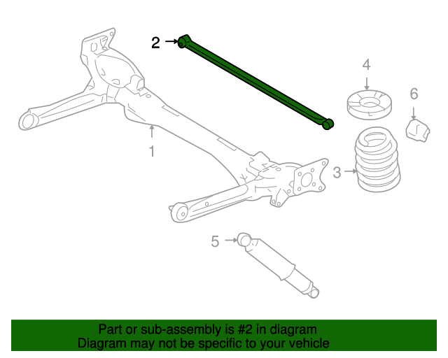 19952007 Ford Track Bar 4F2Z4264AA Varsity Ford