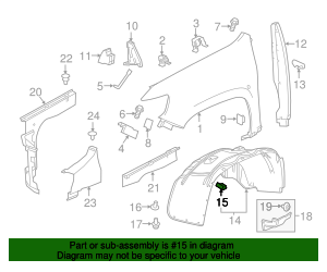 2016-2023 GM Multi-Purpose Nut 11548580 GM | GMPartsDirect.com