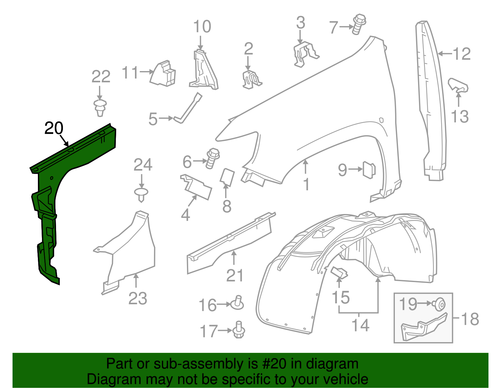 Intake Air Splash Shield - GM (84420769)