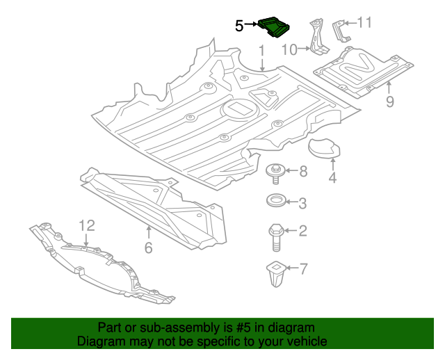BMW 51-75-7-140-983 Cover Engine COMPAR