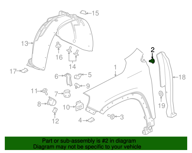 2015-2022 GM Multi-Purpose Bolt 11546571 | GMPartsDirect.com