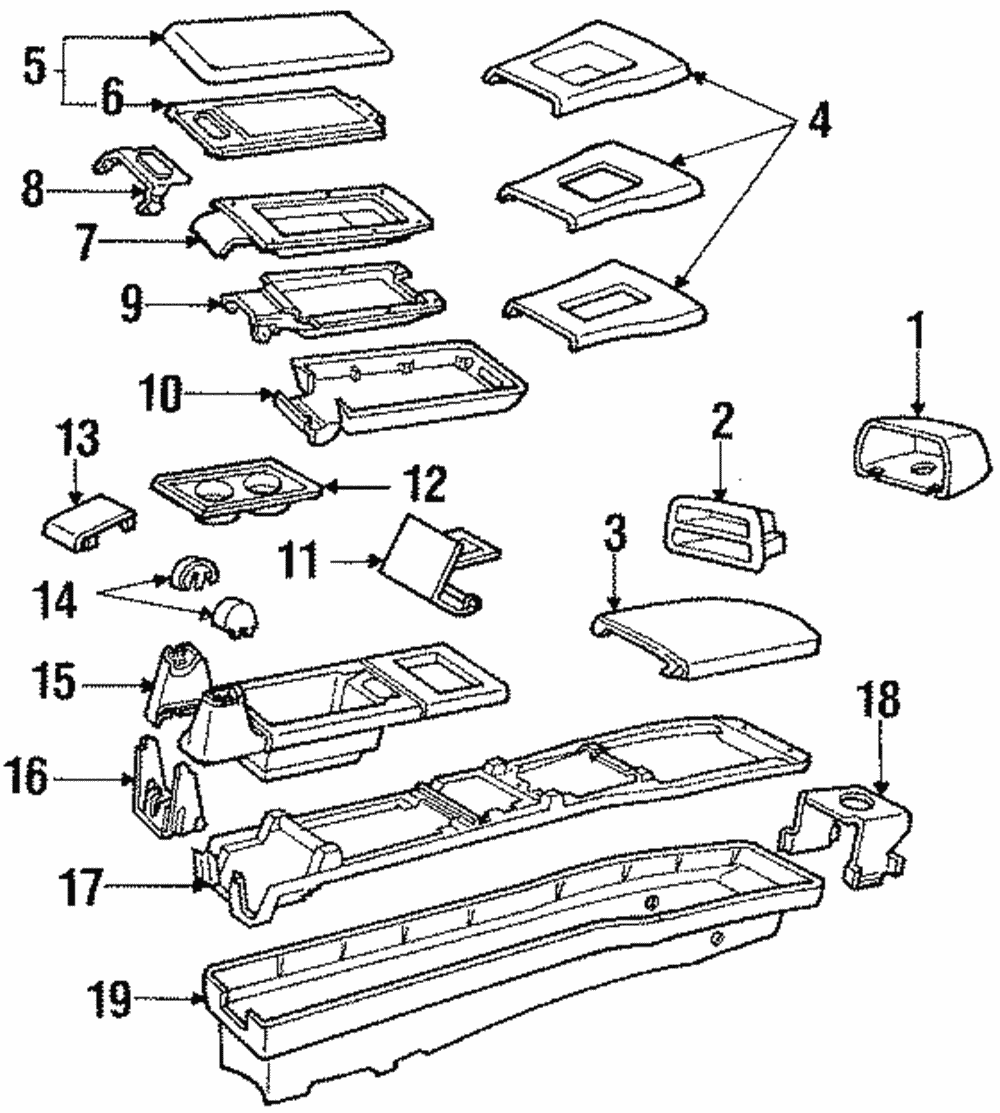 Rear Trim - Ford (E8DZ-5404567-A)
