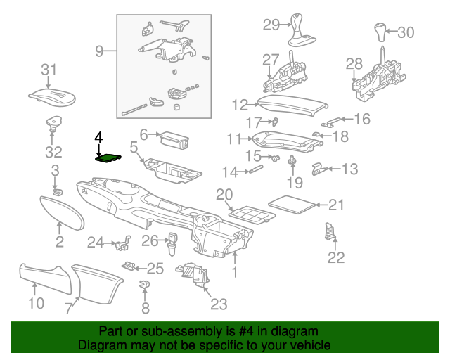 19992005 Porsche 911 Extension, upper section, in black leather for