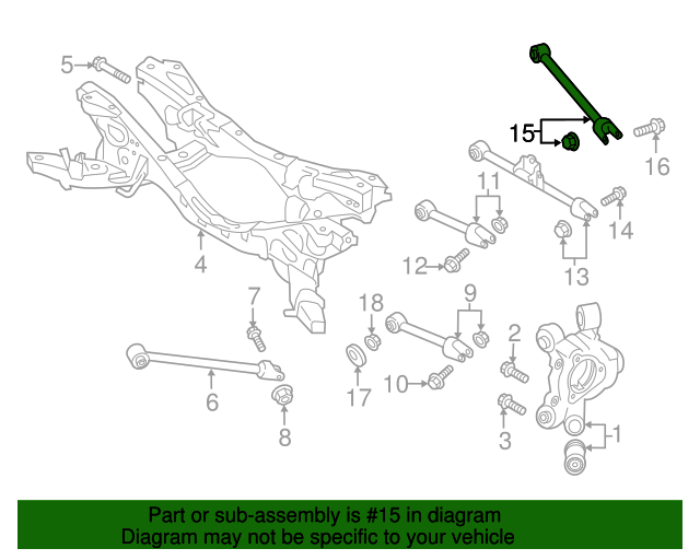 N2432820X Rear Lateral Arm 20162021 Mazda MX5 Miata MazdaSwag