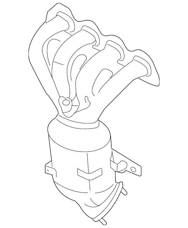 Exhaust Manifold with 3-Way Catalytic Converter - GM (96476195)