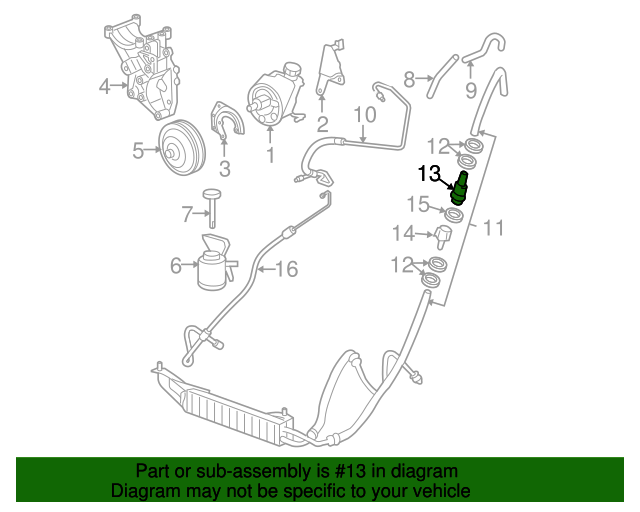 10218778 GM Power Steering Pressure Switch GM Parts Store