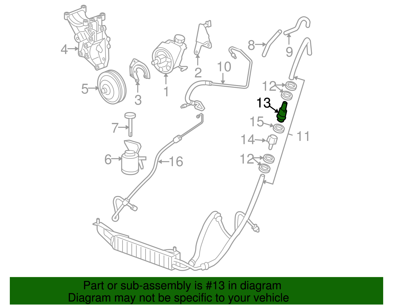 Idle Speed Control Power Steering Pressure Switch - GM (10218778)