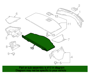 Floor Cover - Mazda (TK48-68-81XB-02)