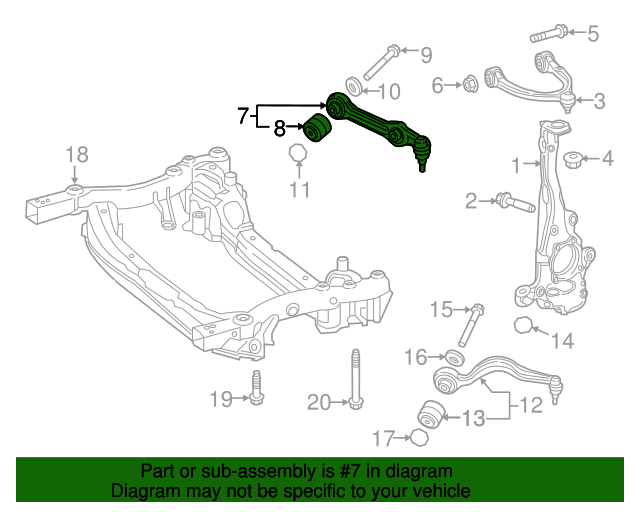 MercedesBenz OEM Lower Control Arm Part 2053305801 OEM Vehicle Parts