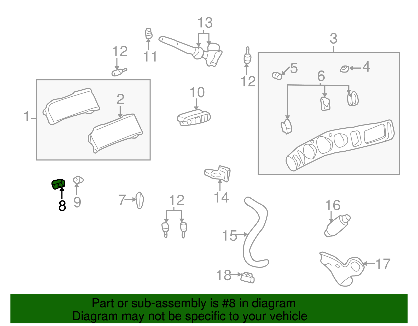 Headlamp Switch - Buick (25740989)