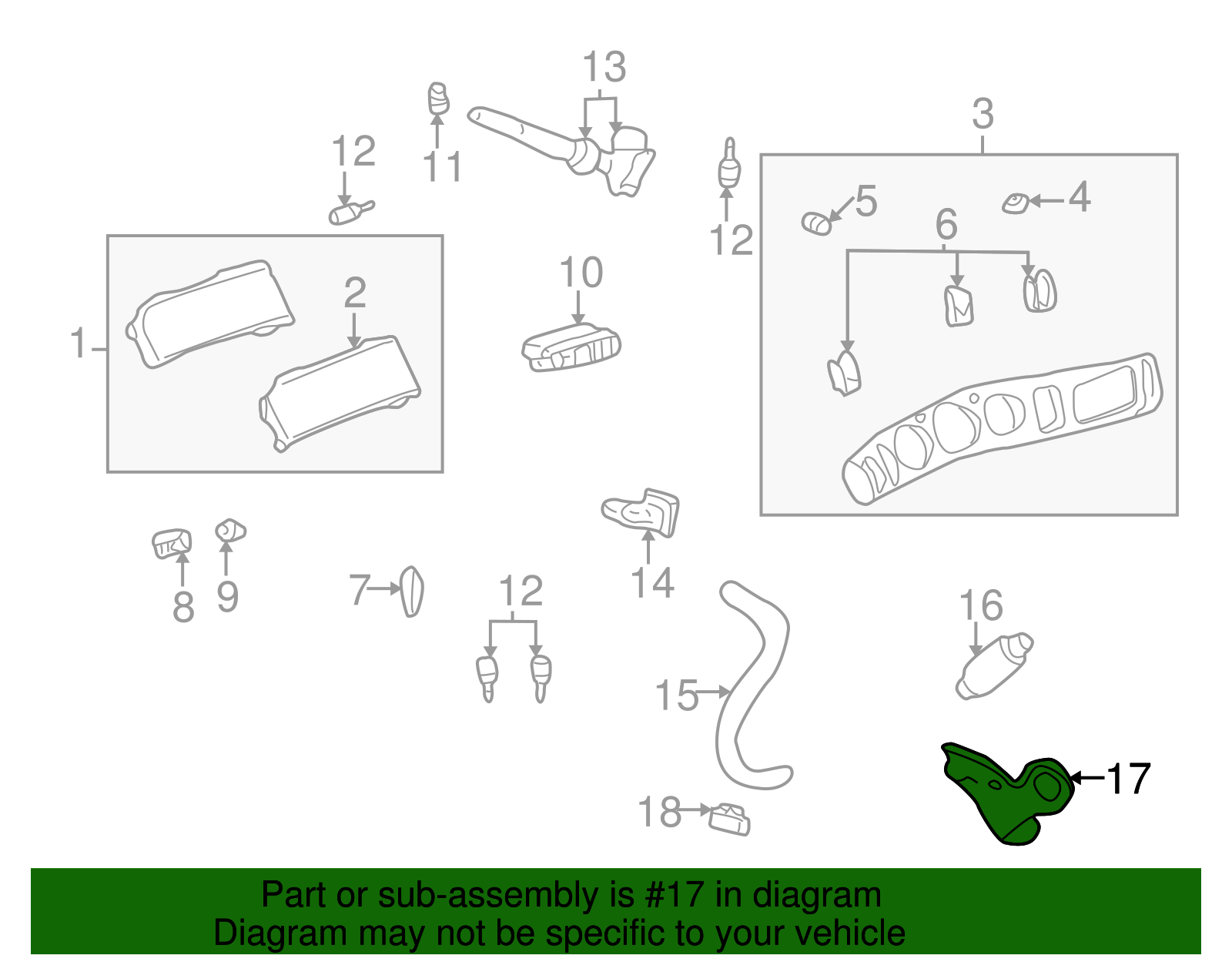 Muffler Retainer - GM (25665934)