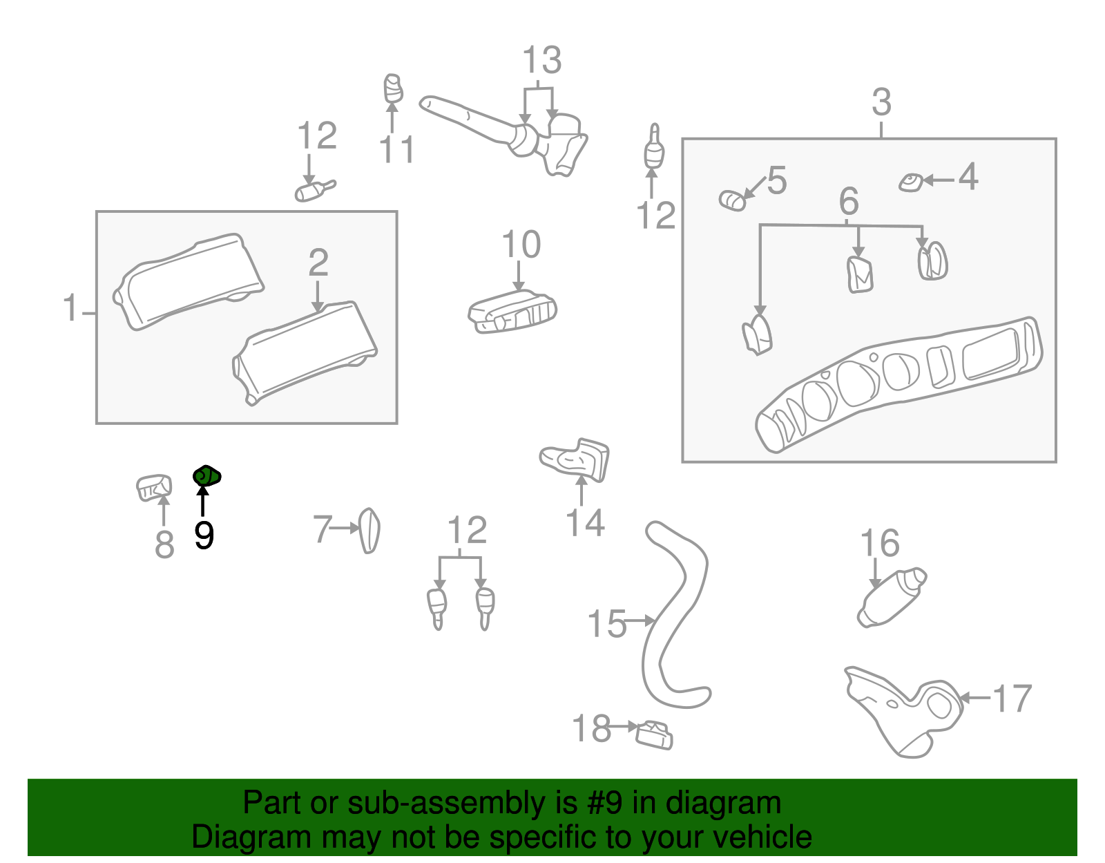 Display Switch - GM (25654460)