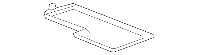 Jet Black Front Floor Console Center Compartment Liner - GM (95062982)