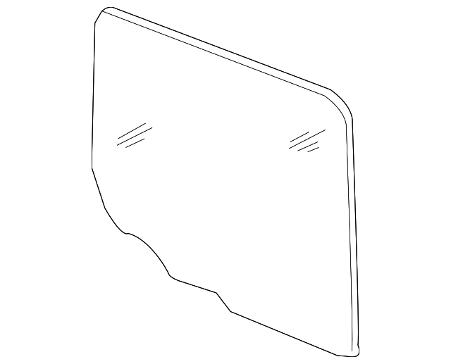 Passenger Side Rear Door Window - GM (15189211)