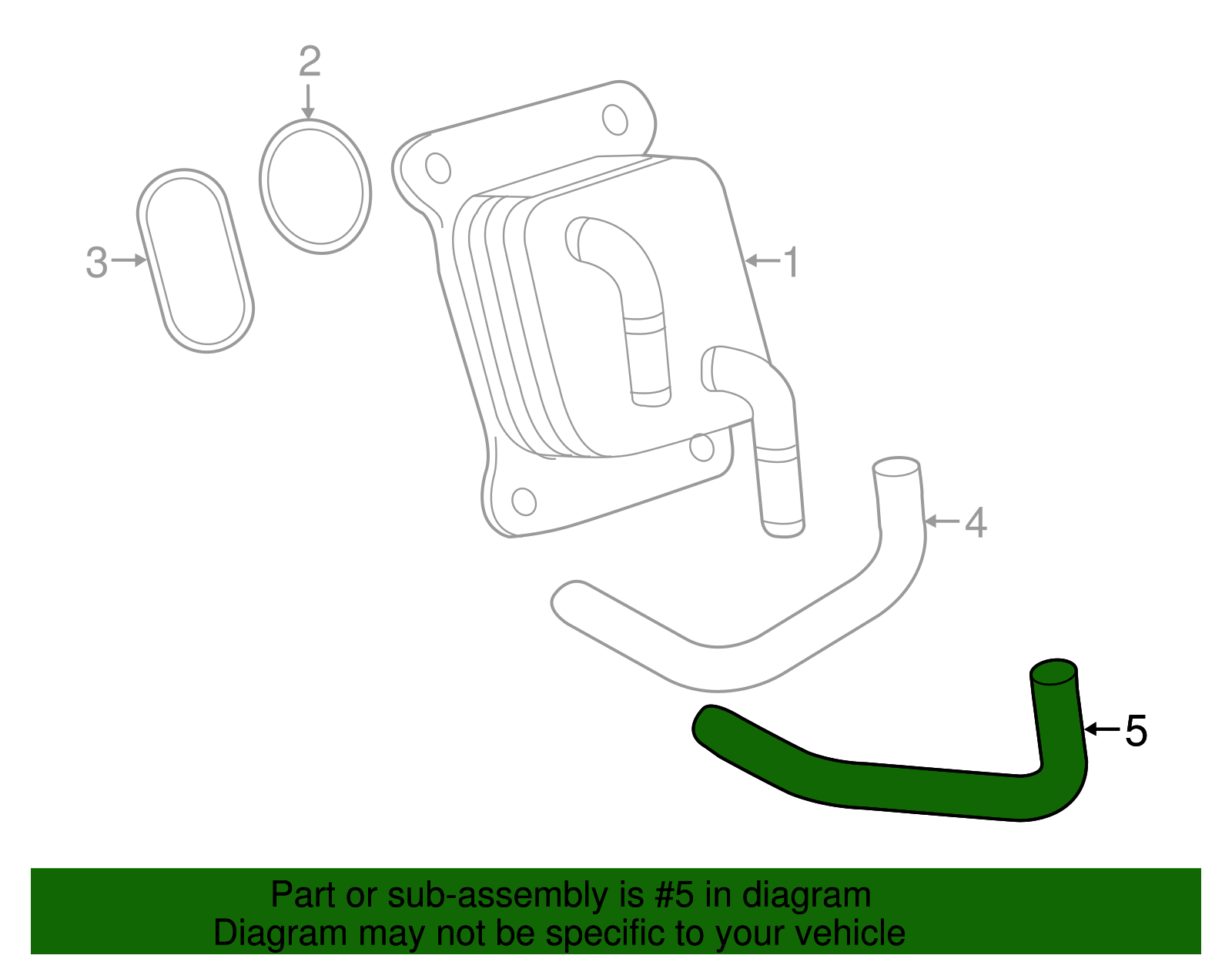 Lower Hose - Toyota (16297-0P020)