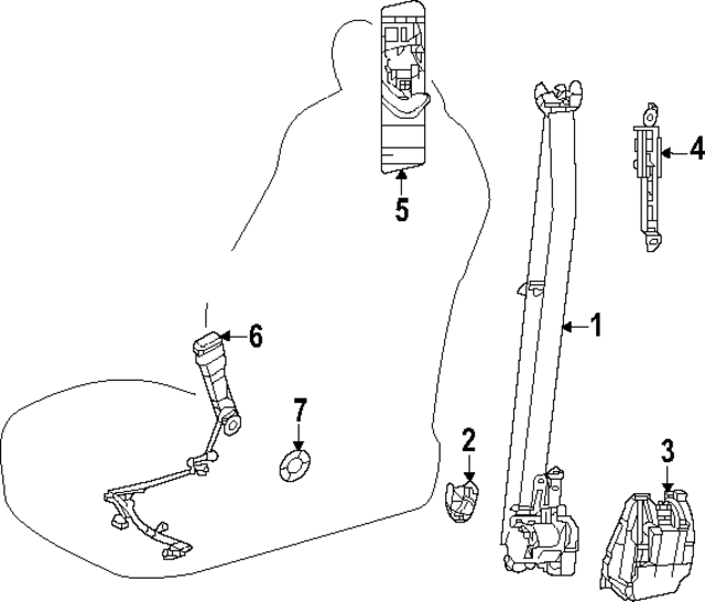 2024 Toyota Grand Highlander Plate Sub Assembly Front S 73024 