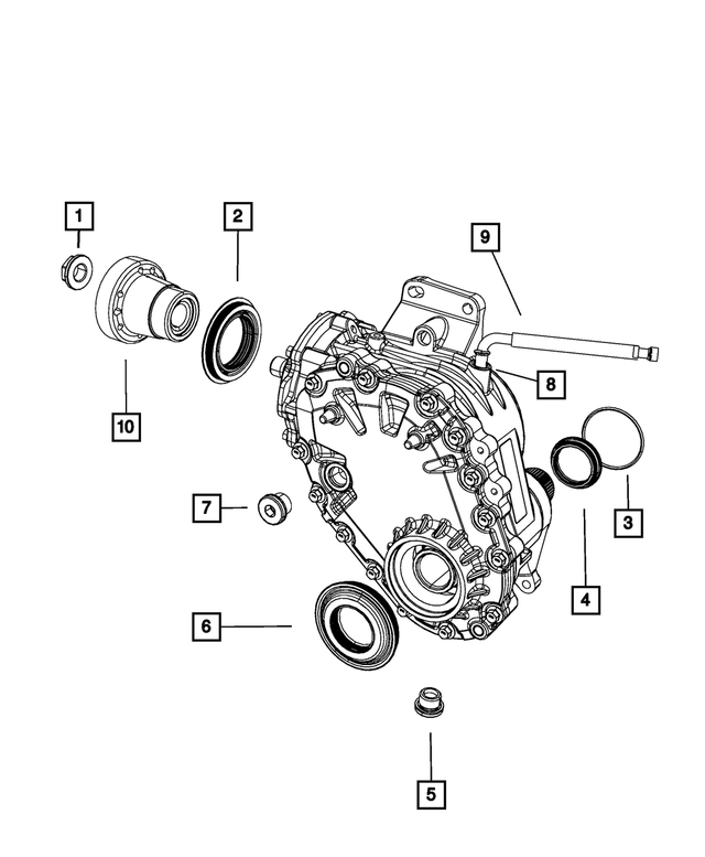 68102945AA Output Shaft Seal 20112019 Dodge Journey Mopar