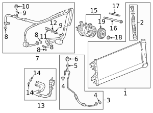 2014-2025 GM Air Conditioning System Valve Core 25872392 GM ...