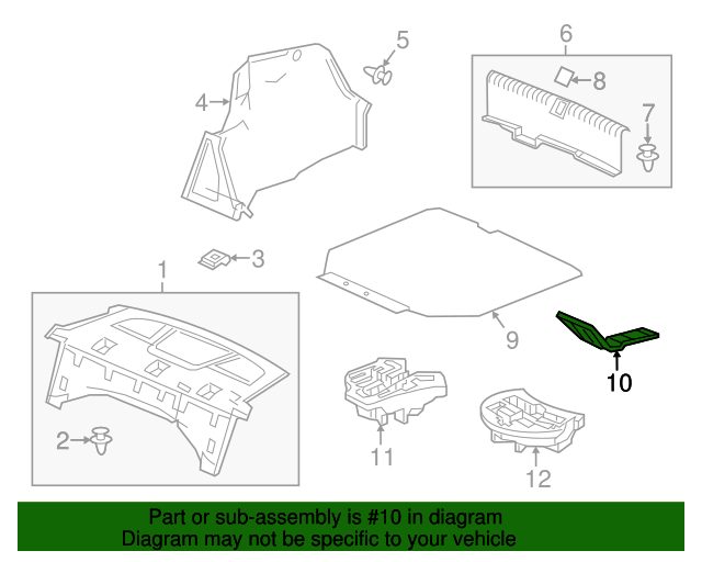 20132020 Acura ILX Cover, Spare Tire 74680TR0A00 OEM Parts Online
