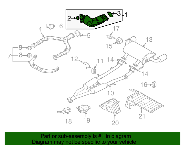 20142020 Nissan 370Z Catalytic Converter B08B24GB0B Nissan Parts Store